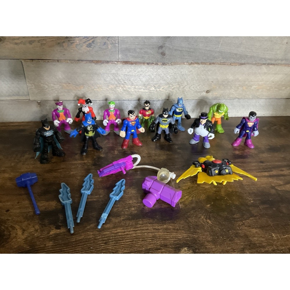 Imaginext Figures DC Comics Fisher-Price Heros And Villians - Picture 2 of 7